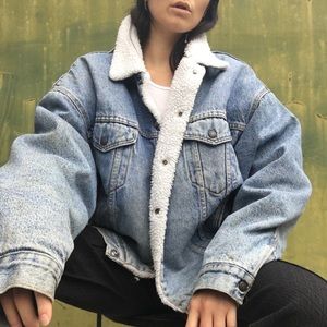 Levi’s Authentic Shearling Denim Jacket~
